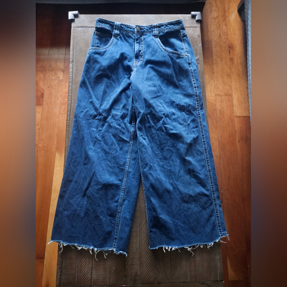 A.LAB Y2K  Baggy Style Blue Jeans Size 34